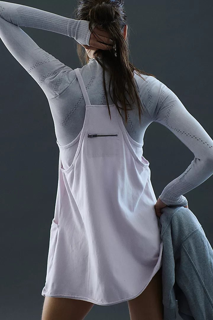 Hot Shot Logo Mini Dress - Rose Quartz - Blue Sky Fashions & Lingerie