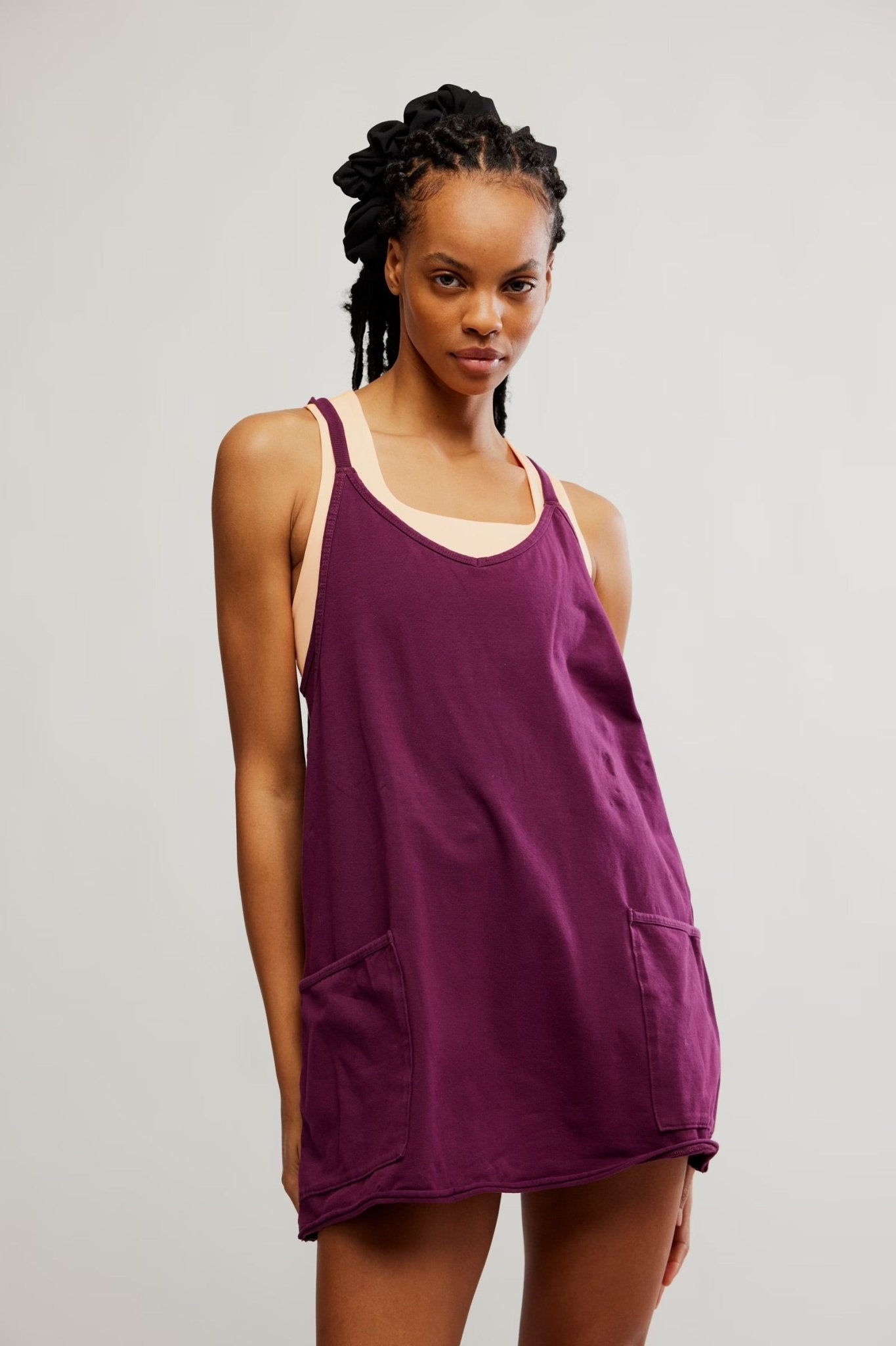 Hot Shot Mini Dress by Free People - Black Cherry - Blue Sky Fashions & Lingerie