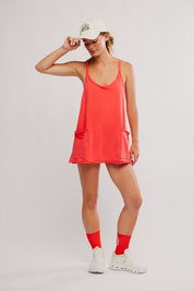 Hot Shot Mini Dress by Free People - Grapefruit - Blue Sky Fashions & Lingerie