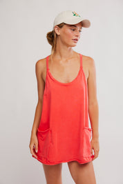 Hot Shot Mini Dress by Free People - Grapefruit - Blue Sky Fashions & Lingerie