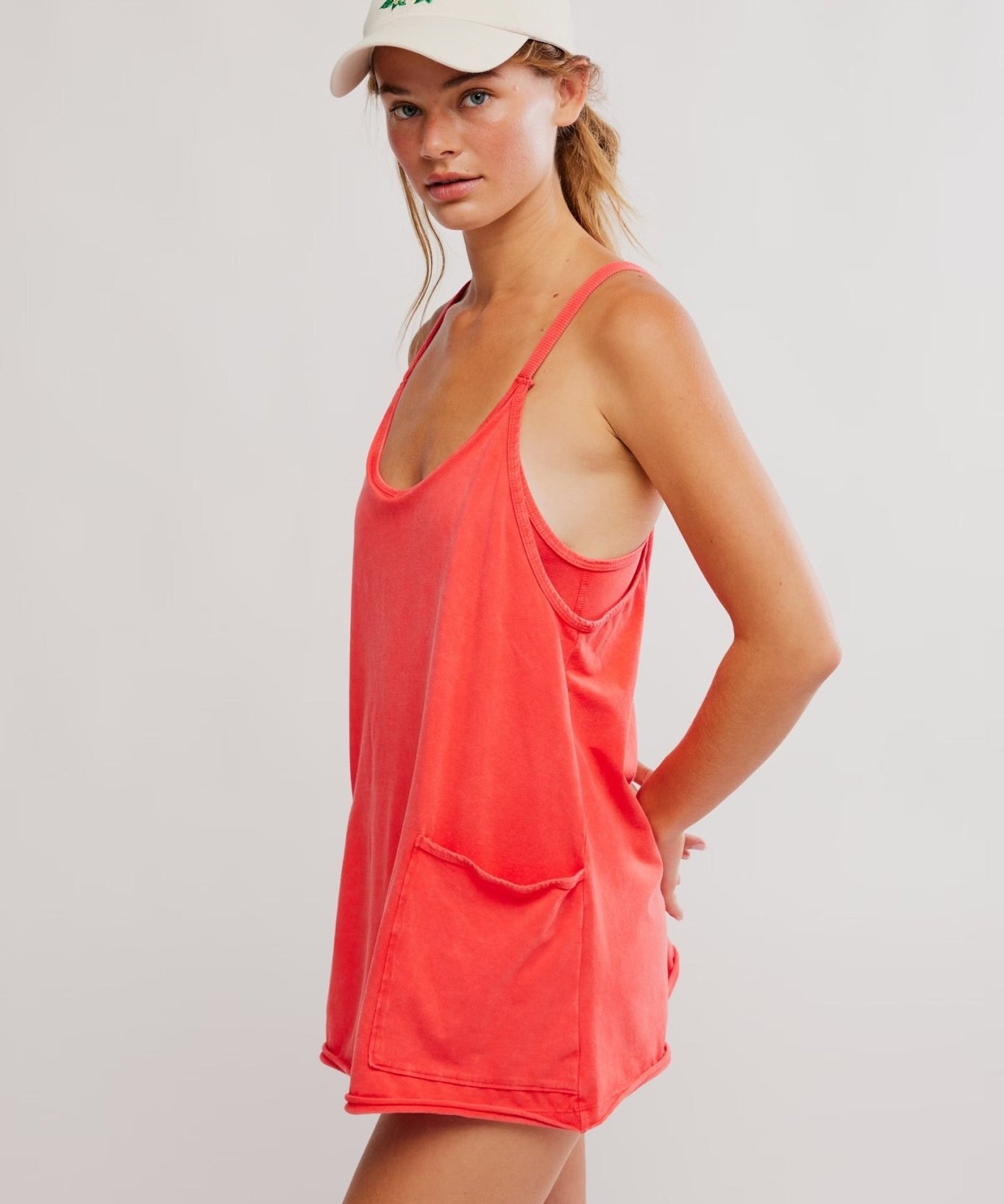 Hot Shot Mini Dress by Free People - Grapefruit - Blue Sky Fashions & Lingerie