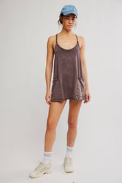 Hot Shot Mini Dress - Chocolate - Blue Sky Fashions & Lingerie