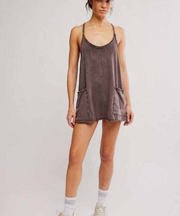 Hot Shot Mini Dress - Chocolate - Blue Sky Fashions & Lingerie