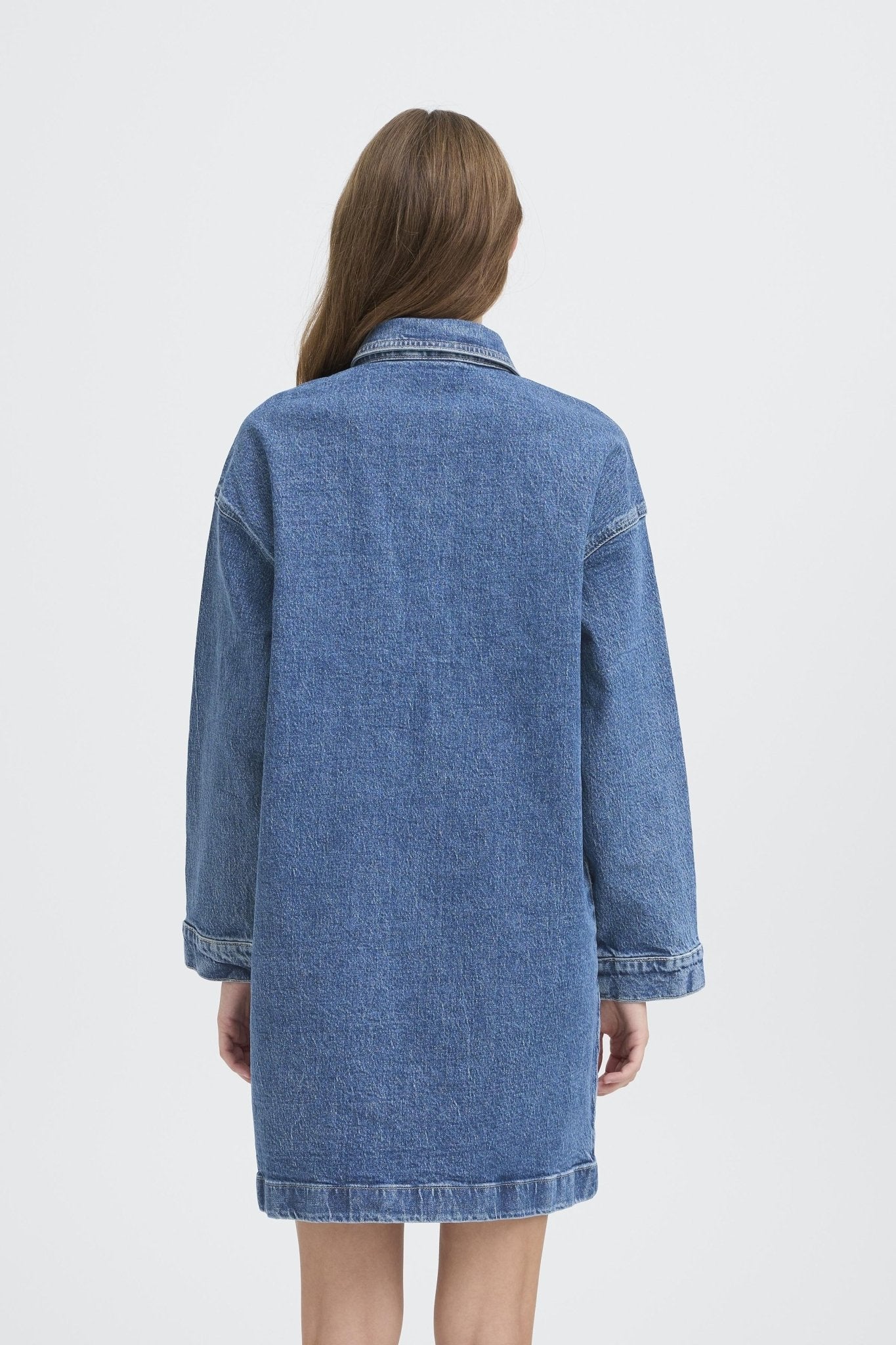 Hunni denim dress by Ichi - Blue Sky Fashions & Lingerie