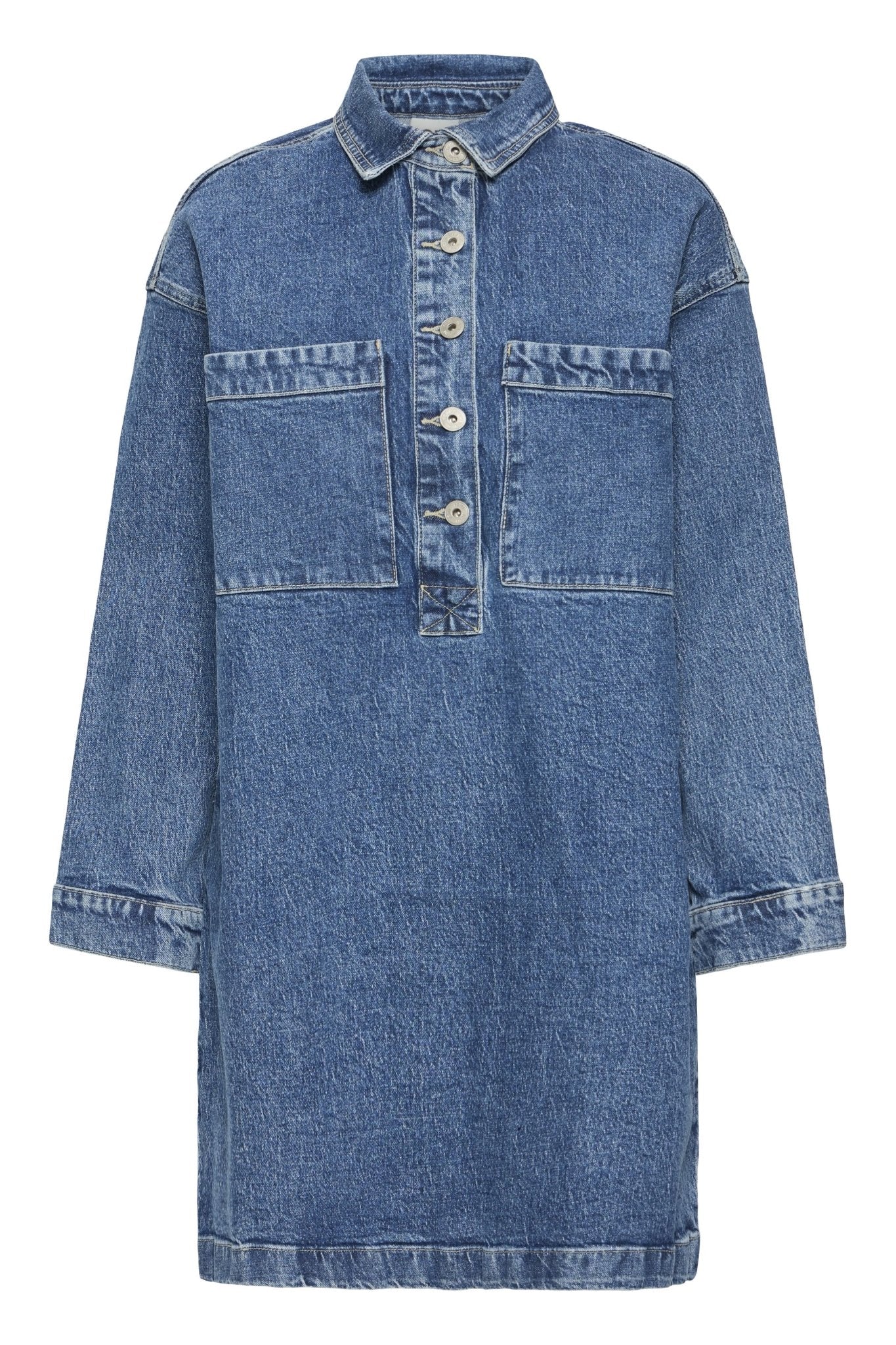 Hunni denim dress by Ichi - Blue Sky Fashions & Lingerie