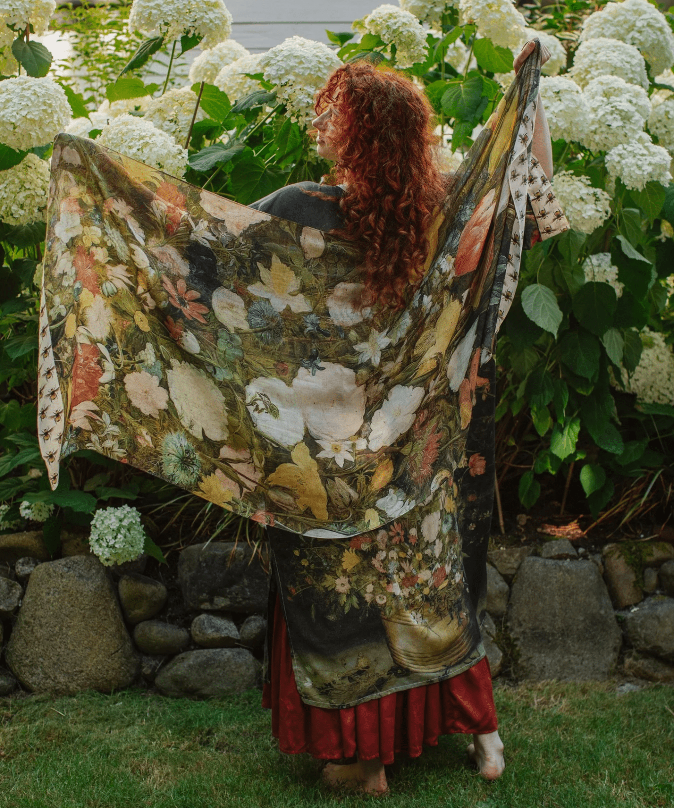 I Dream in Flowers Scarf - Blue Sky Fashions & Lingerie