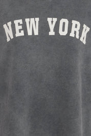 Ichi Lula New York sweatshirt - kitten gray - Blue Sky Fashions & Lingerie