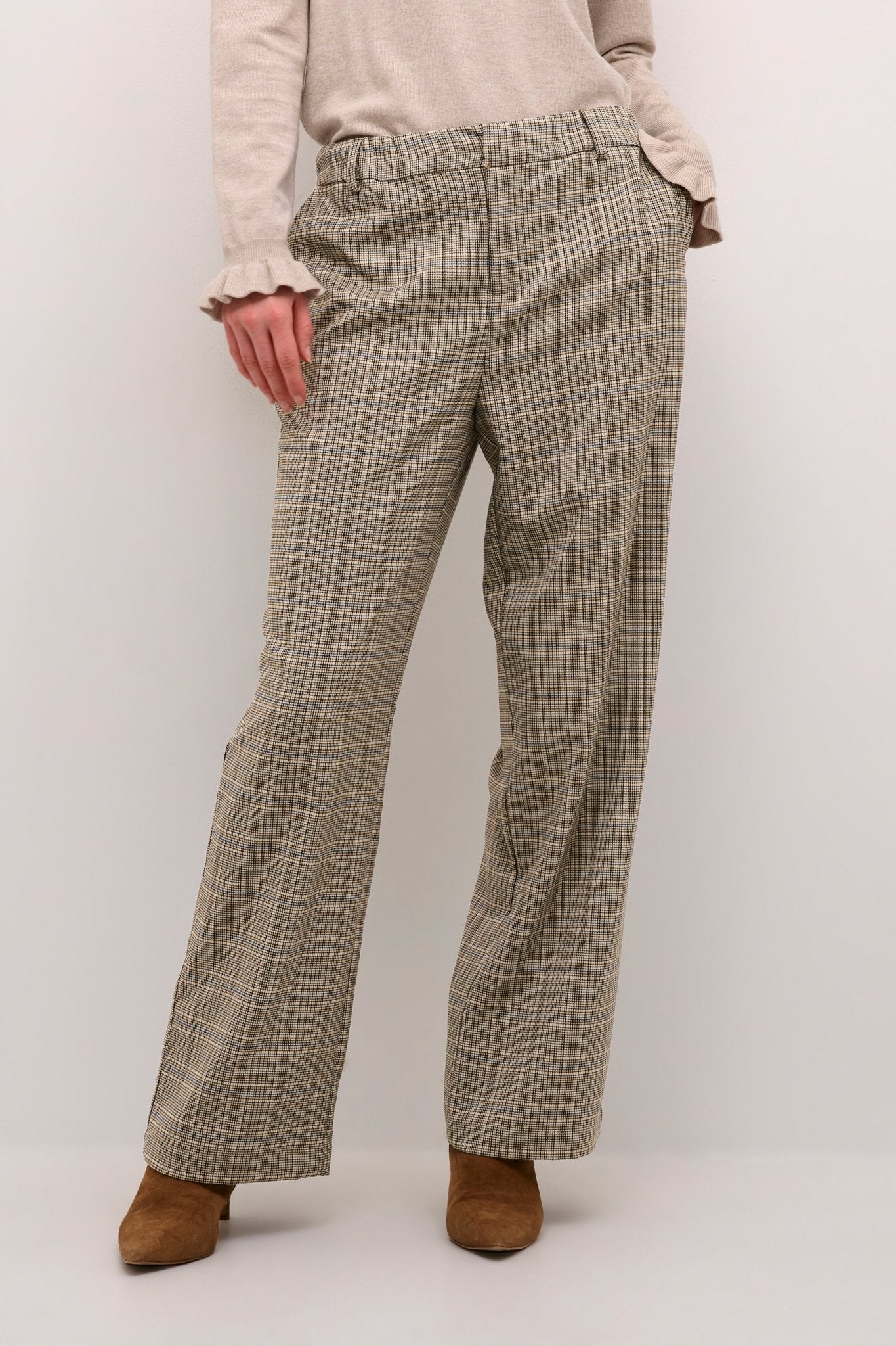 Imogen plaid pants by Cream - Blue Sky Fashions & Lingerie