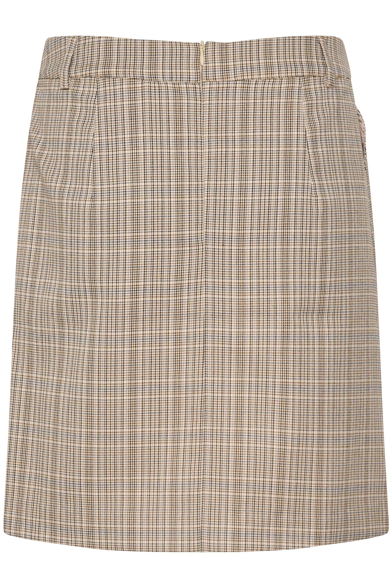 Imogen Skirt - Ancient Scroll Check - Blue Sky Fashions & Lingerie