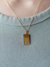 In Every Season I Will Praise 18k gold plated necklace - Blue Sky Fashions & Lingerie