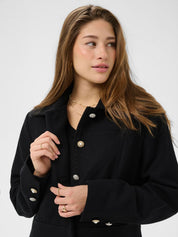 Tolsa Long Black Coat by Cream