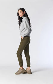 Ivy Slim Cargo Pants - Dark Green - Blue Sky Fashions & Lingerie