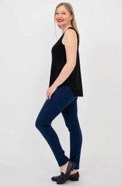 Jazz Tank, Black, Bamboo - Blue Sky Fashions & Lingerie