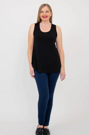Jazz Tank, Black, Bamboo - Blue Sky Fashions & Lingerie