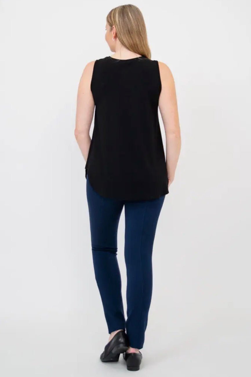 Jazz Tank, Black, Bamboo - Blue Sky Fashions & Lingerie