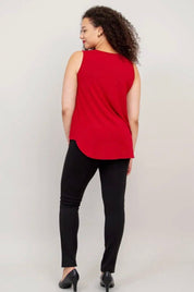 Jazz Tank, lipstick red, bamboo - Blue Sky Fashions & Lingerie