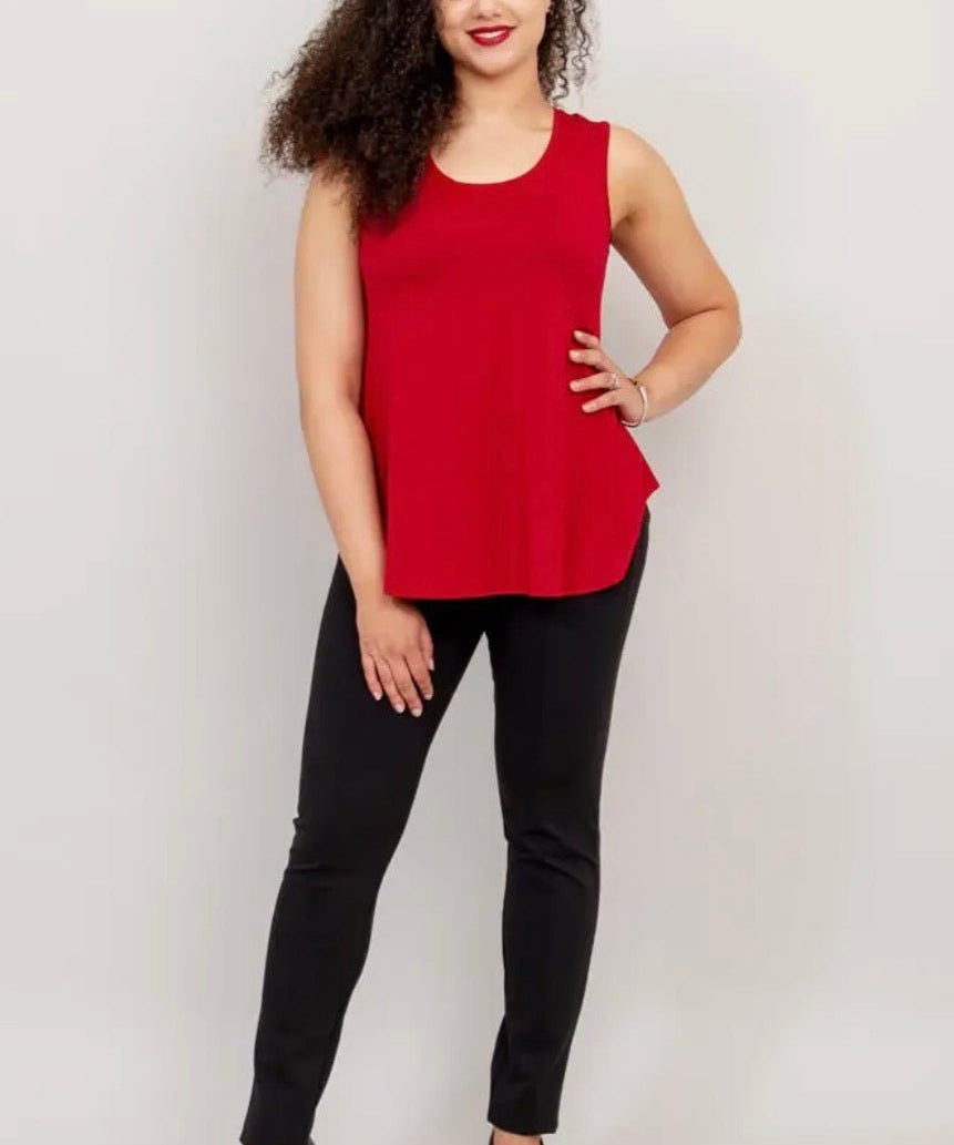 Jazz Tank, lipstick red, bamboo - Blue Sky Fashions & Lingerie