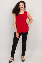 Jazz Tank, lipstick red, bamboo - Blue Sky Fashions & Lingerie
