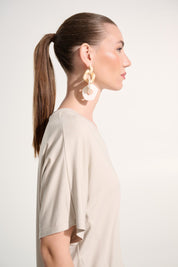 Jersey Dolman Sleeve Boxy Top in Moonstone - Blue Sky Fashions & Lingerie