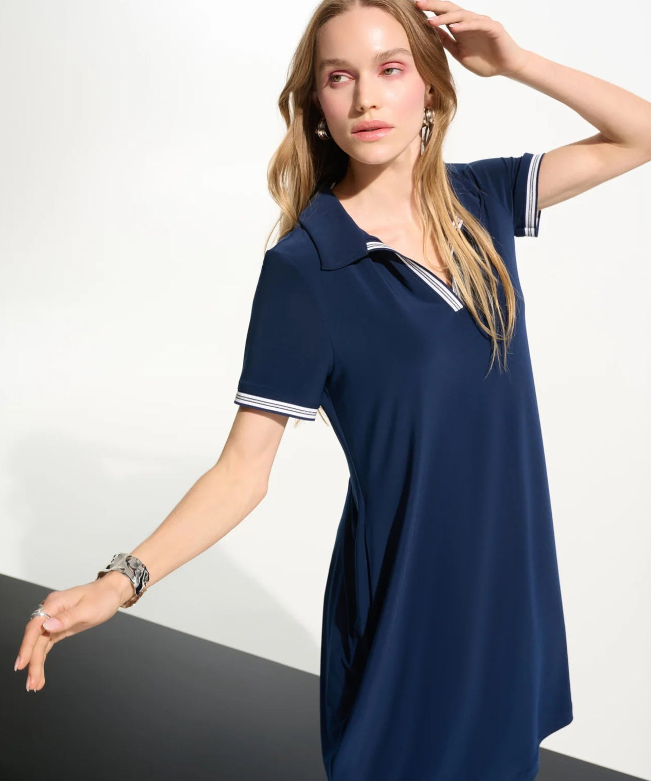 JOSEPH RIBKOFF DRESS 261614 - INDIGO - Blue Sky Fashions & Lingerie