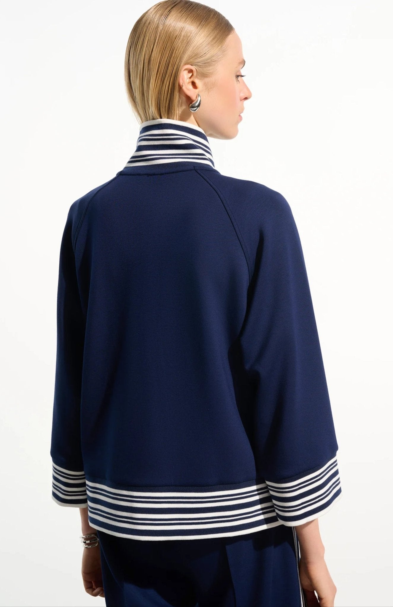 JOSEPH RIBKOFF JACKET 261617 - INDIGO/VANILLA - Blue Sky Fashions & Lingerie