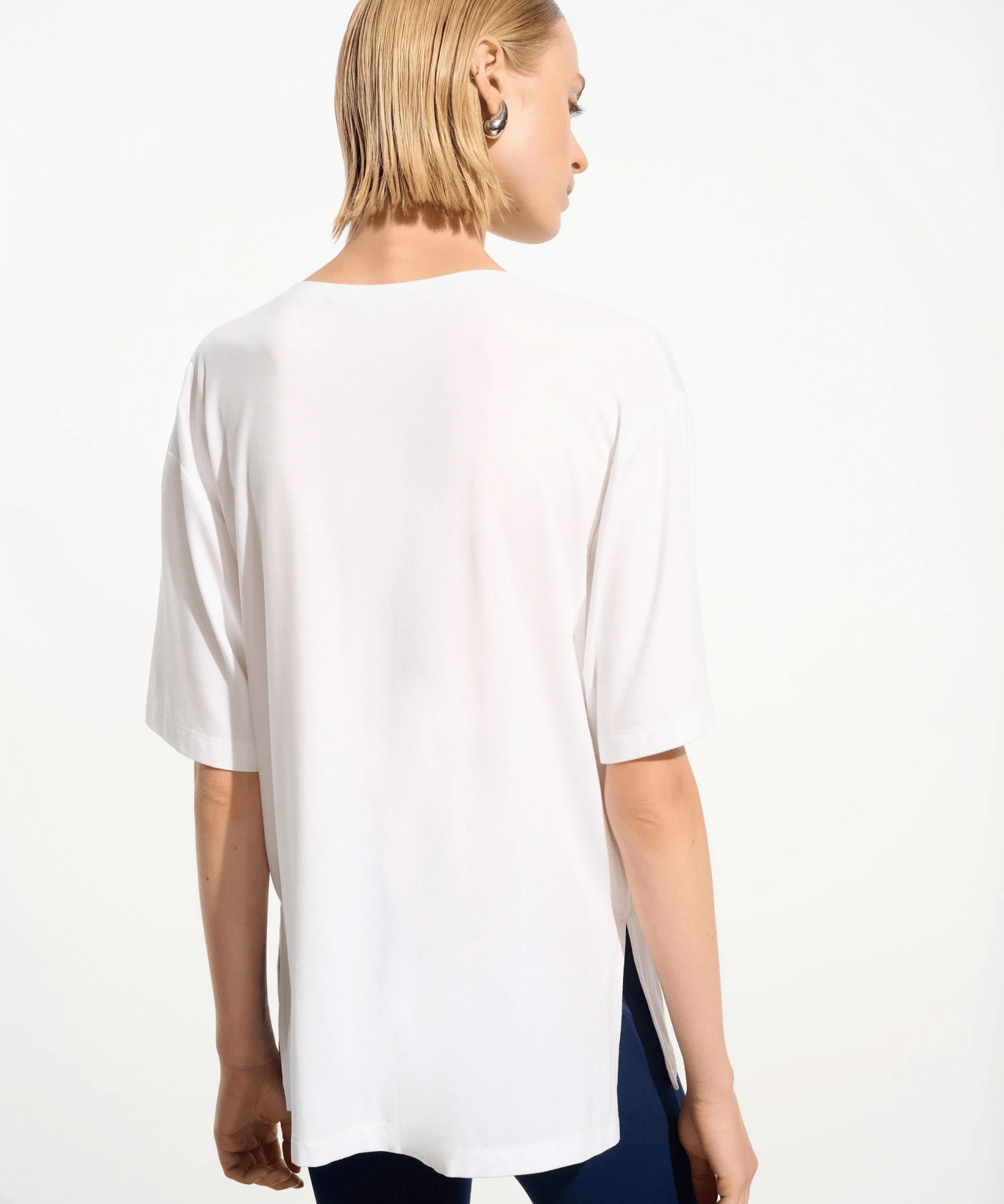 Joseph Ribkoff Jersey Boxy Tunic With V-neckline 261600 - Vanilla - Blue Sky Fashions & Lingerie