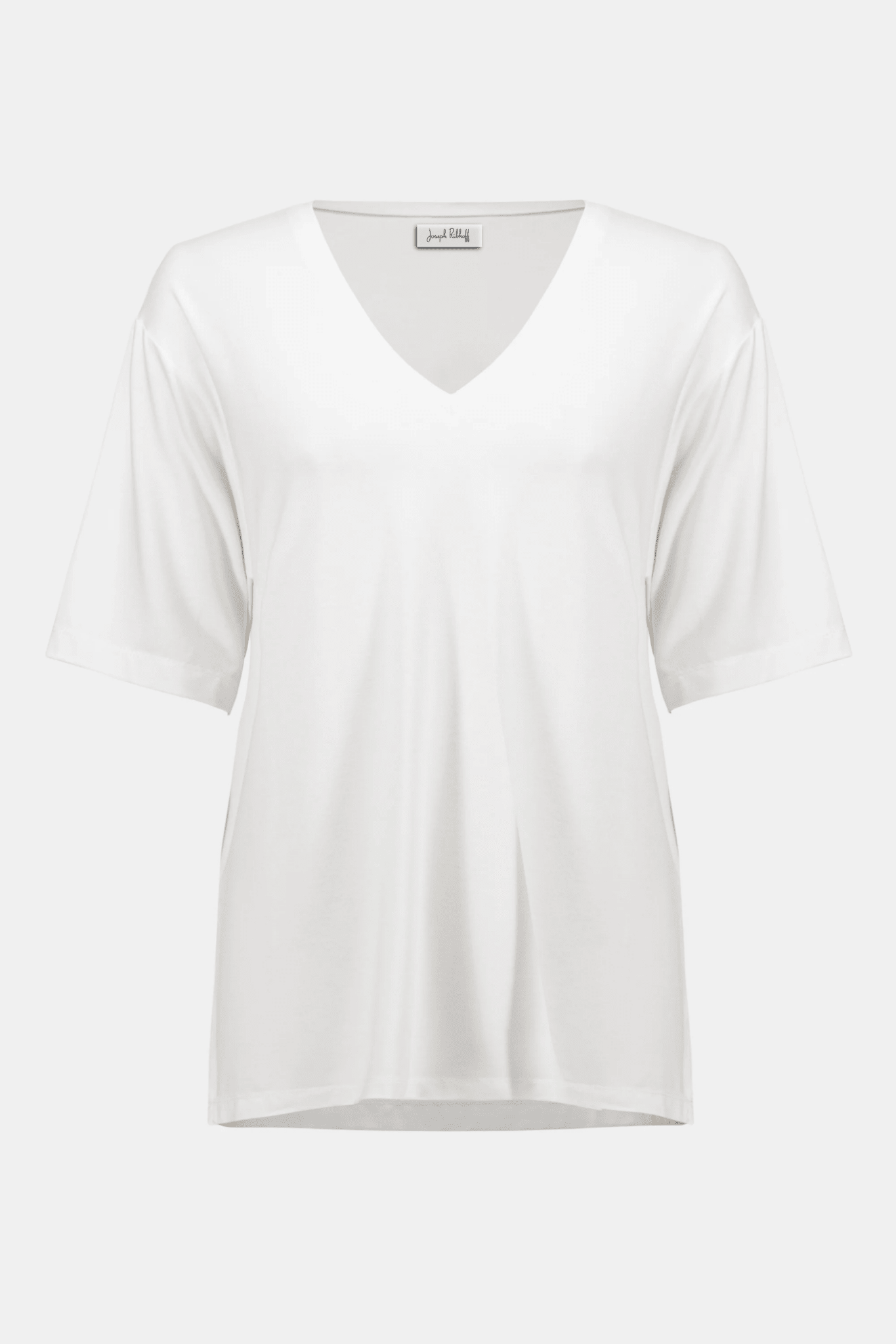 Joseph Ribkoff Jersey Boxy Tunic With V-neckline 261600 - Vanilla - Blue Sky Fashions & Lingerie
