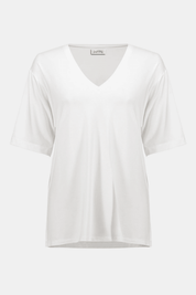 Joseph Ribkoff Jersey Boxy Tunic With V-neckline 261600 - Vanilla - Blue Sky Fashions & Lingerie