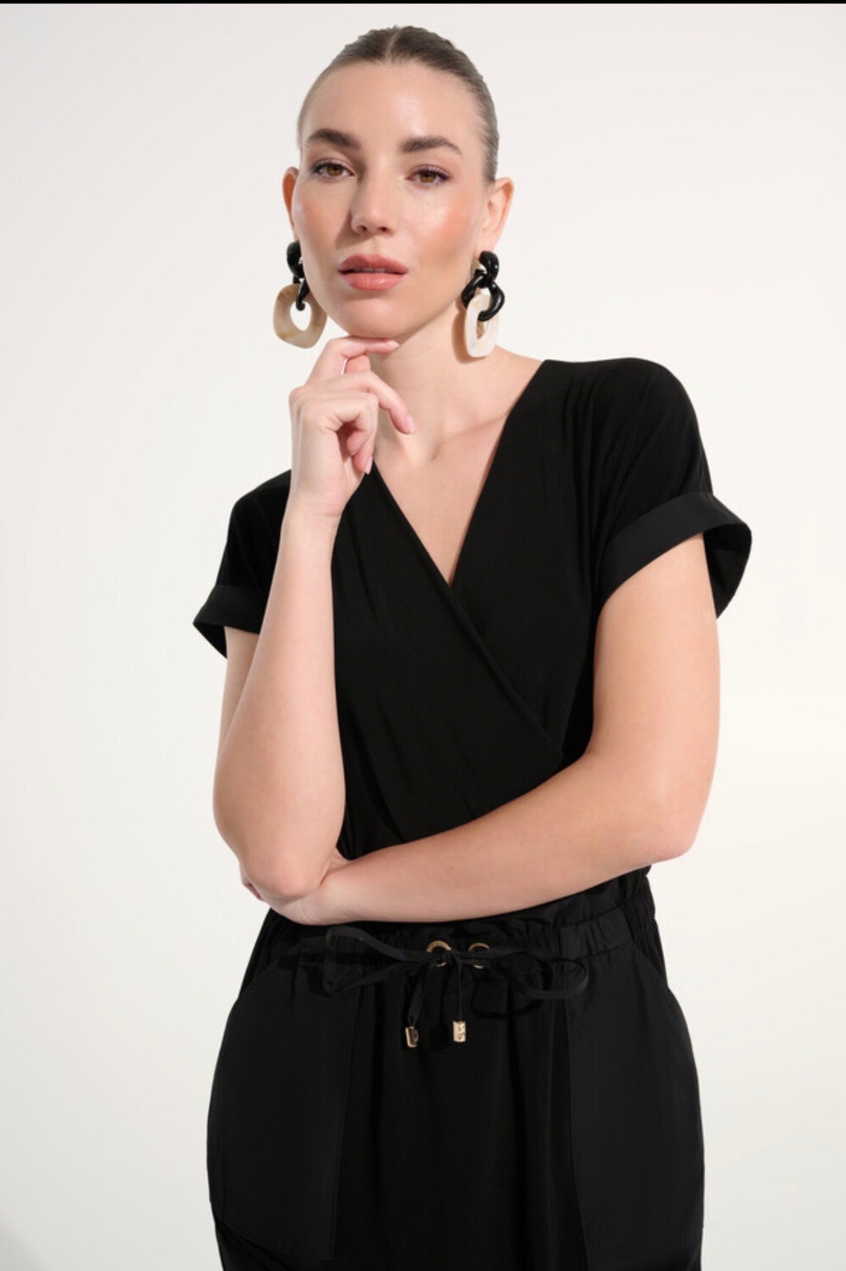 Joseph Ribkoff Knee - length Wrap Dress 262630 - Blue Sky Fashions & Lingerie