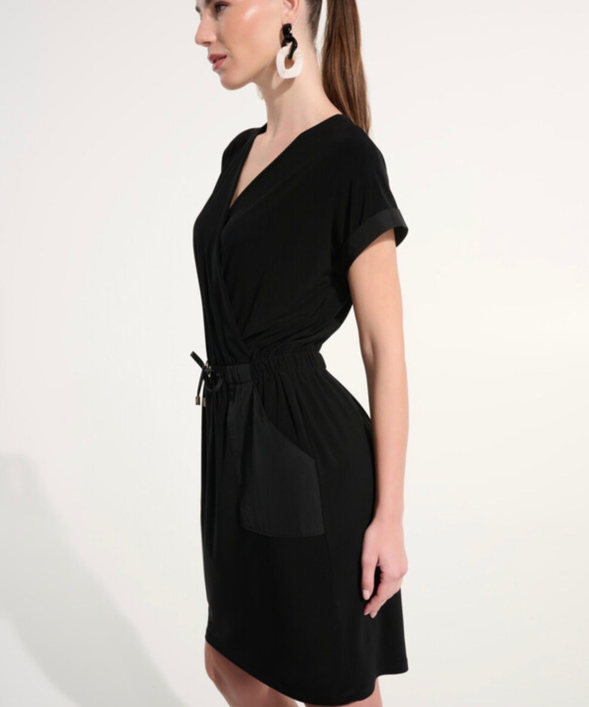 Joseph Ribkoff Knee - length Wrap Dress 262630 - Blue Sky Fashions & Lingerie