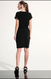 Joseph Ribkoff Knee - length Wrap Dress 262630 - Blue Sky Fashions & Lingerie