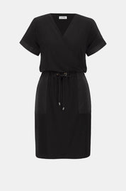 Joseph Ribkoff Knee - length Wrap Dress 262630 - Blue Sky Fashions & Lingerie