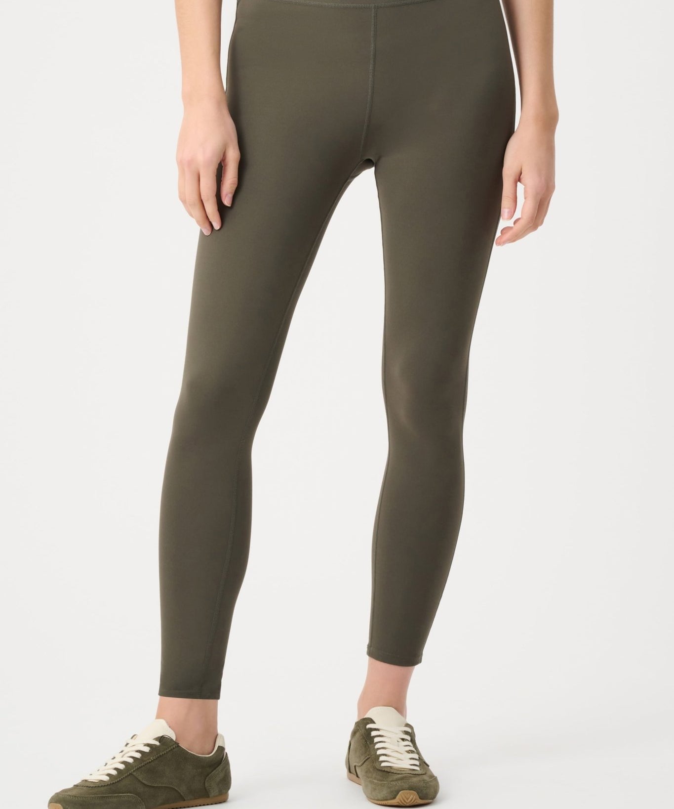 Joseph Ribkoff Nylon Spandex Compression Leggings 261625 - Avocado - Blue Sky Fashions & Lingerie