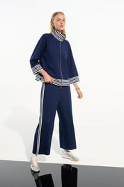 JOSEPH RIBKOFF PANT 261618 - INDIGO/VANILLA - Blue Sky Fashions & Lingerie