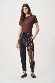 Joseph Ribkoff Silky Animal Print Joggers 264623 - Blue Sky Fashions & Lingerie