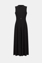 Joseph Ribkoff Silky Knit Wide Leg Jumpsuit With Zipped Neckline - Blue Sky Fashions & Lingerie