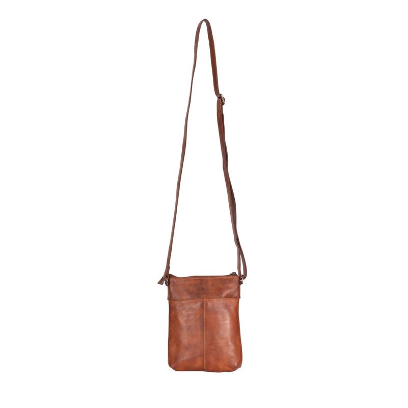 Julia leather Shoulder Bag - Cognac - Blue Sky Fashions & Lingerie