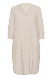 June Linen Dress by Cream - Perfectly Pale - Blue Sky Fashions & Lingerie
