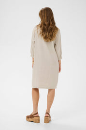 June Linen Dress by Cream - Perfectly Pale - Blue Sky Fashions & Lingerie