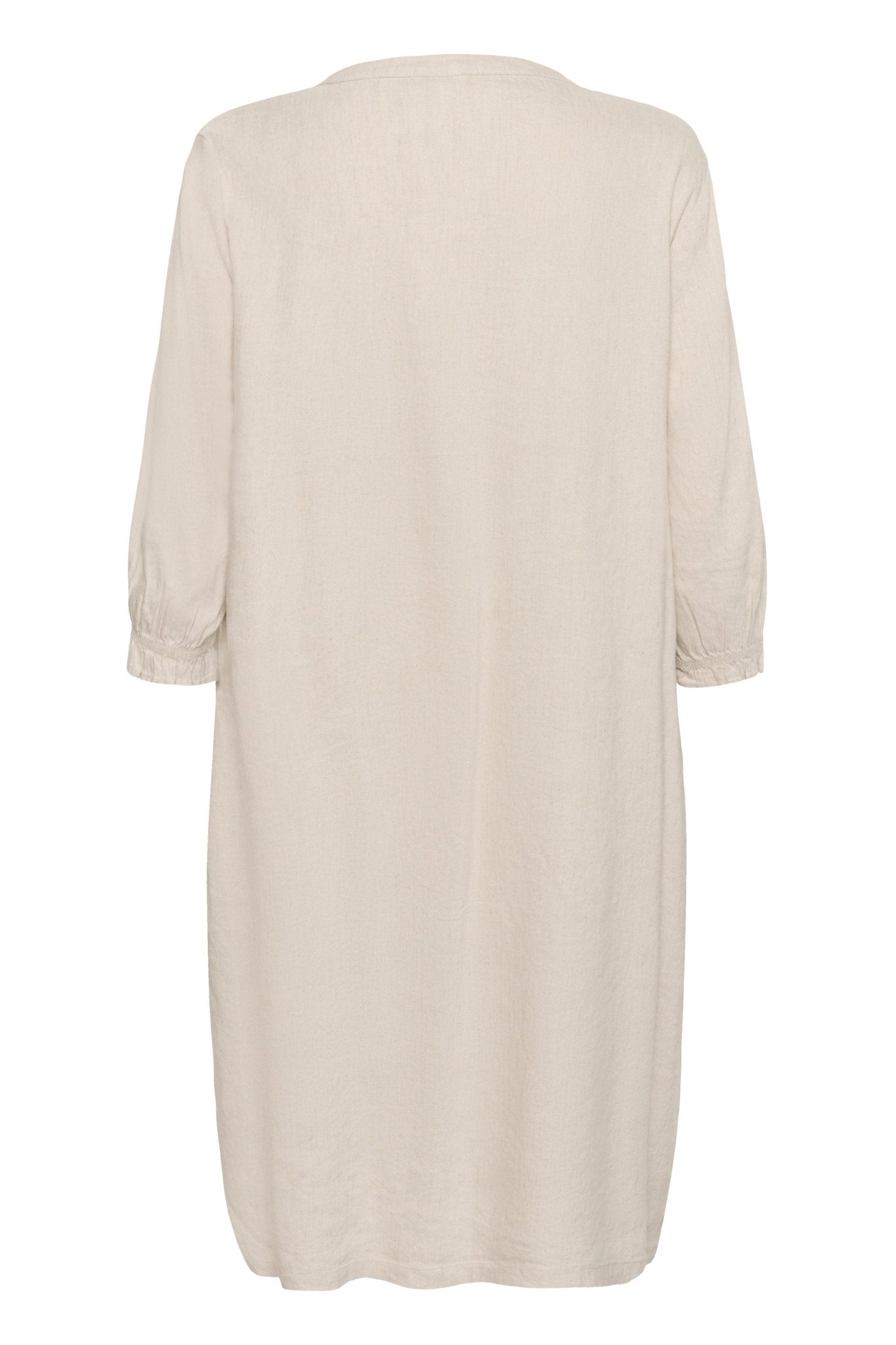 June Linen Dress by Cream - Perfectly Pale - Blue Sky Fashions & Lingerie