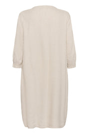 June Linen Dress by Cream - Perfectly Pale - Blue Sky Fashions & Lingerie