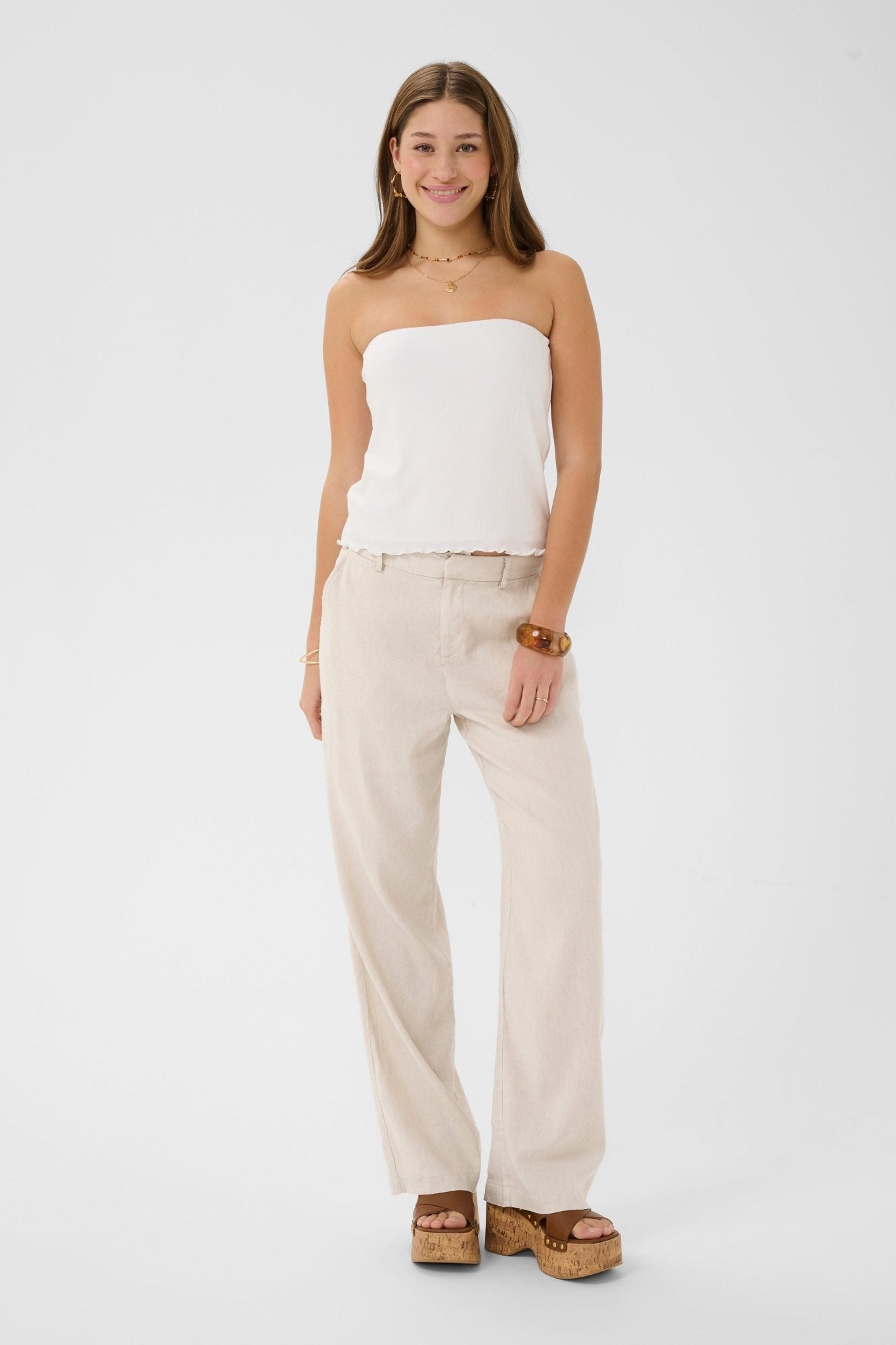 June Pant by Cream - perfectly pale - Blue Sky Fashions & Lingerie