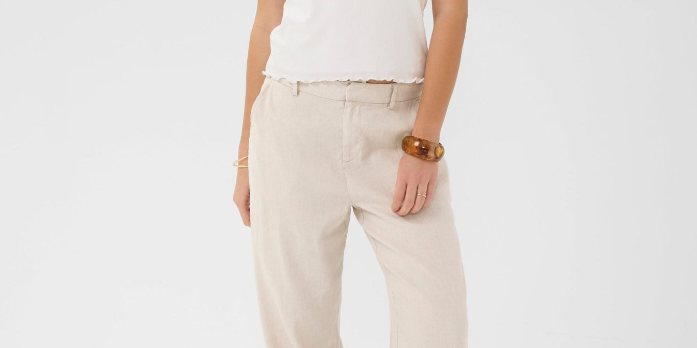 June Pant by Cream - perfectly pale - Blue Sky Fashions &amp; Lingerie
