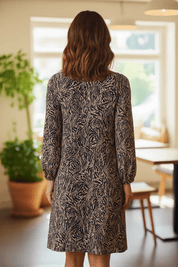 Justini Dress by Fransa - Desert Taupe - Blue Sky Fashions & Lingerie