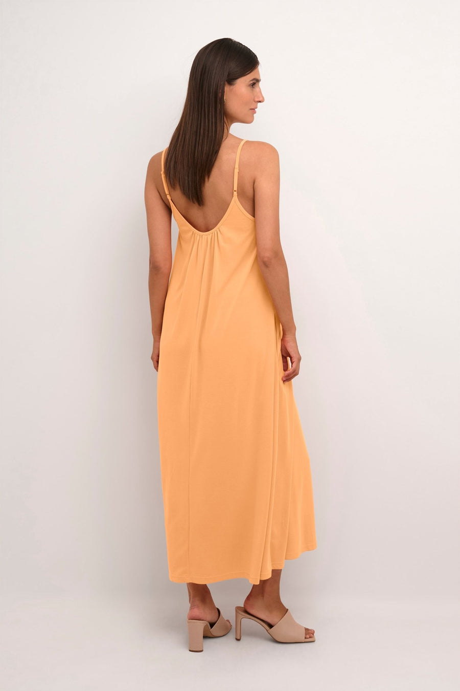 Kajsa Strap Dress by Culture - tangerine - Blue Sky Fashions & Lingerie