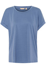 Kajsa T-shirt by Culture - Bijou Blue - Blue Sky Fashions & Lingerie