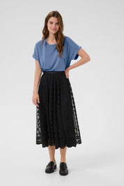 Kajsa T-shirt by Culture - Bijou Blue - Blue Sky Fashions & Lingerie