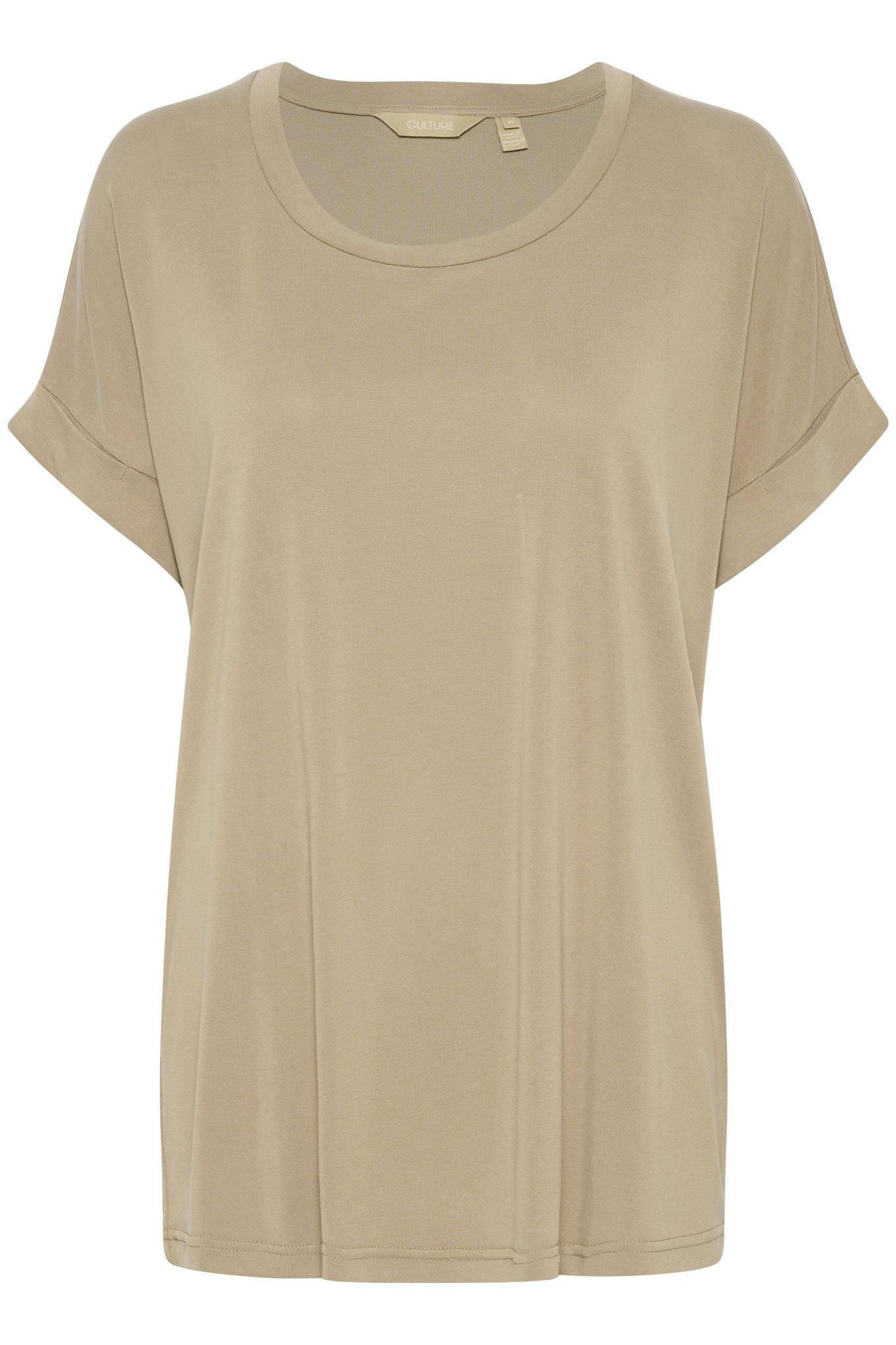 Kajsa T-shirt by Culture - Dune - Blue Sky Fashions & Lingerie