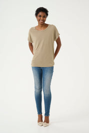 Kajsa T-shirt by Culture - Dune - Blue Sky Fashions & Lingerie