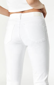 Kathleen Slim Boyfriend Jeans by Mavi - White - Blue Sky Fashions & Lingerie